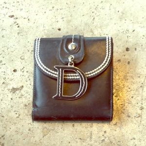 Christian Dior Black Leather Wallet